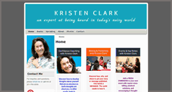 Desktop Screenshot of kristenclark.org