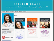 Tablet Screenshot of kristenclark.org